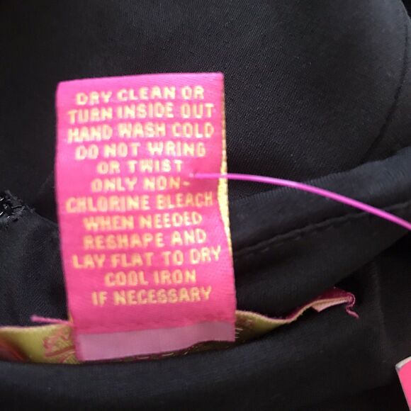 Catherine Malandrino Black Short Sleeve Cold Shoulder Twist Knot Dress Sz 8 NWT - Picture 9 of 9